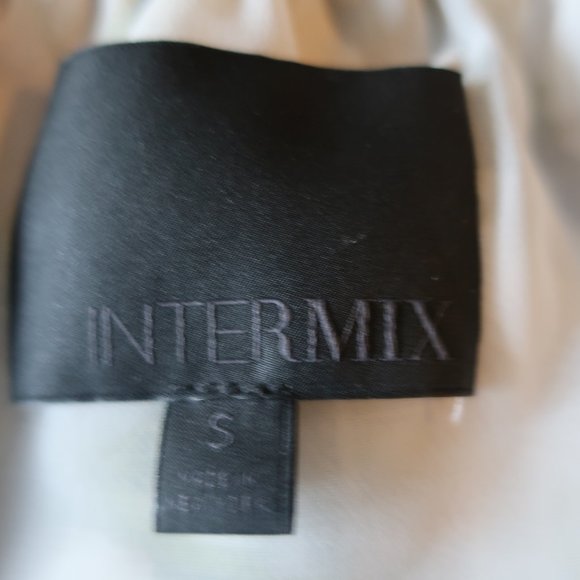 INTERMIX FLORAL RUFFLED OFF-THE-SHOULDER DRESS S* - Picture 7 of 8